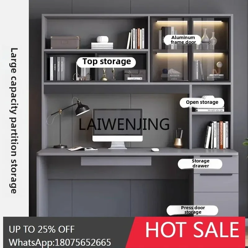 

T9-integrated home light luxury custom writing desk bedroom office study table