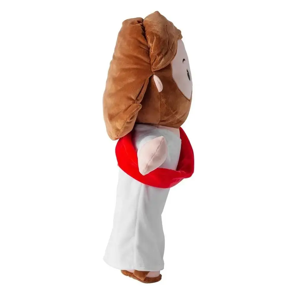 Slapen knuffeldier Jezus 25cm Kawaii Heilige Familie Creatieve Cartoon Christus Religieuze Plushie Figuur Meisjes