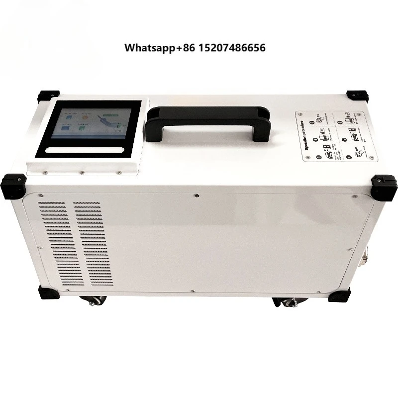 Wheeled Mobile DC EV Charging Station 7kw 30kW 380V Input CCS CHAdeMO GBT OCPP 1.6 Portable Unit