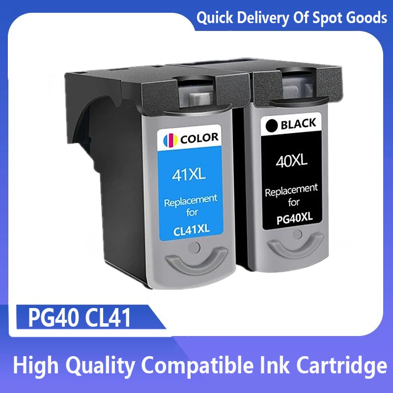 PG40 CL41 Compatible Ink Cartridge for canon PG 40 41 pg-40 cl-41 for printer iP1600 iP1200 iP1900 MP140 MP150 MX300 MX310 MP160