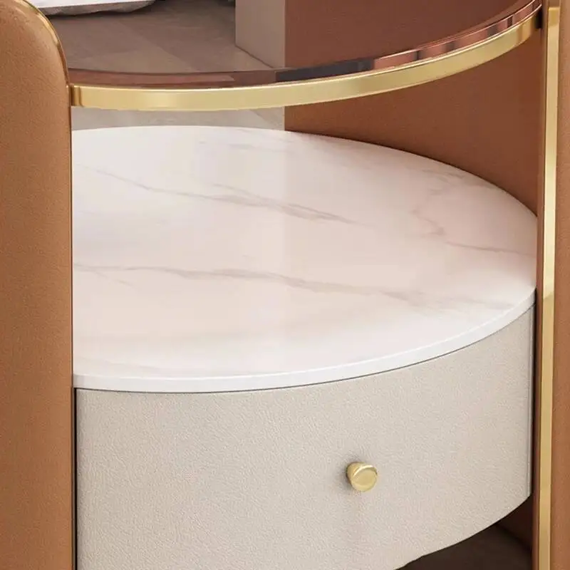 Reative Nordic Night Table Exquisite Simple Elegant Storage Nightstand With Drawers Comodini Camera Letto Bedroom Furniture