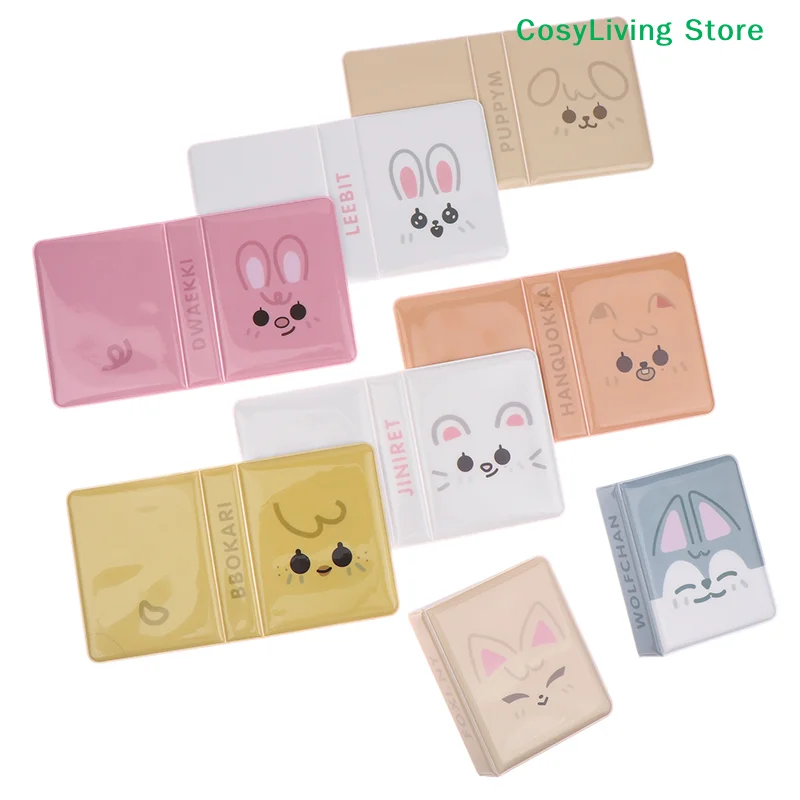 Collection Kpop Card Binder Name Card Book Album 3 Inch Cartoon Animal Album Photo Postcard Storage Album Idol Pictures