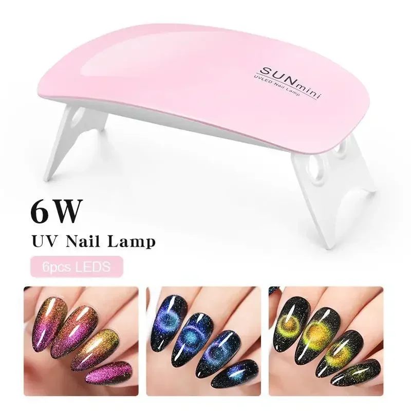 6W UV Dry Light Nail Polish / Pedicure Gel Varnish