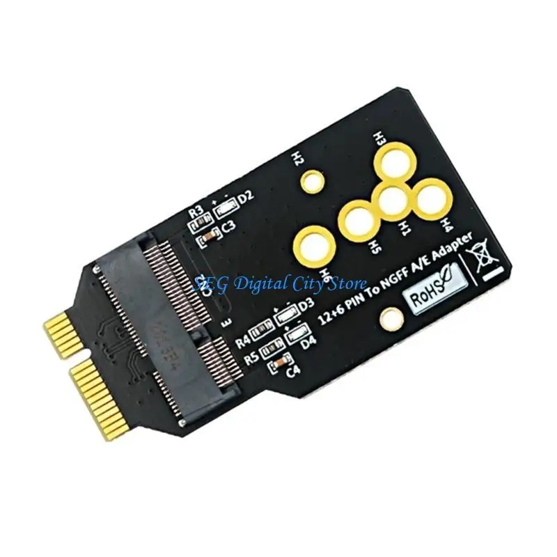 

U75B WIFI6 Module to 12+6Pin Adapter Board for Desktop Motherboards for AX200/201/210