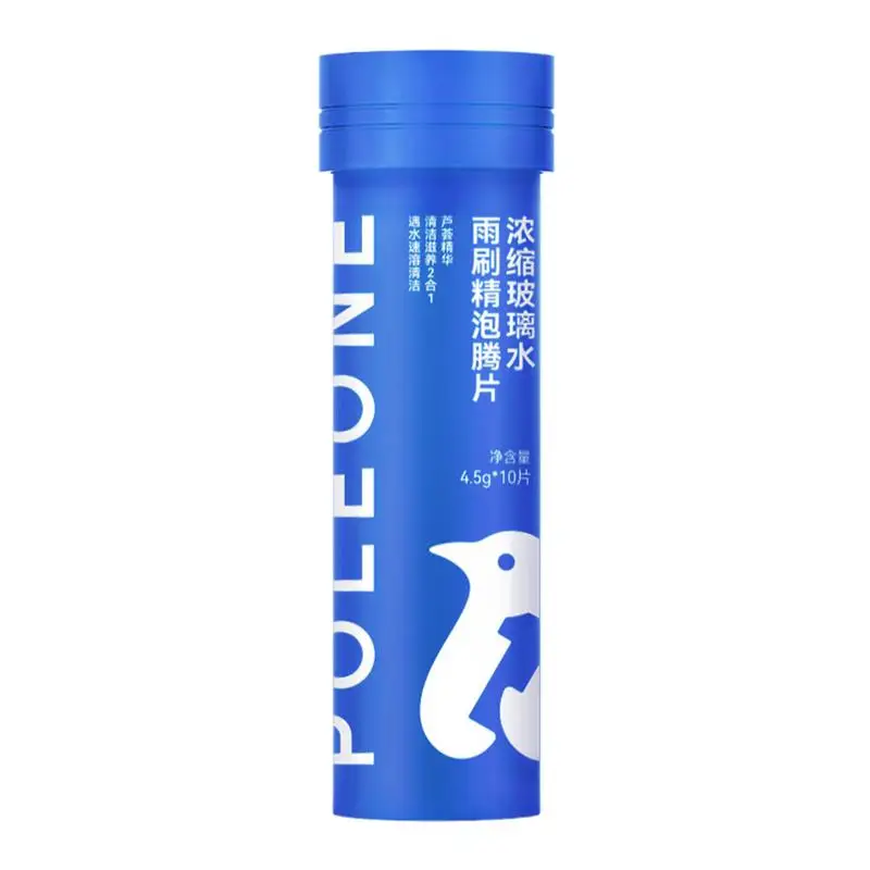 

Windshield Washer Fluid Tablets 10X Washer Fluid Tablets Concentrated Windshield Wash Solution Solid Windshield Effervescent