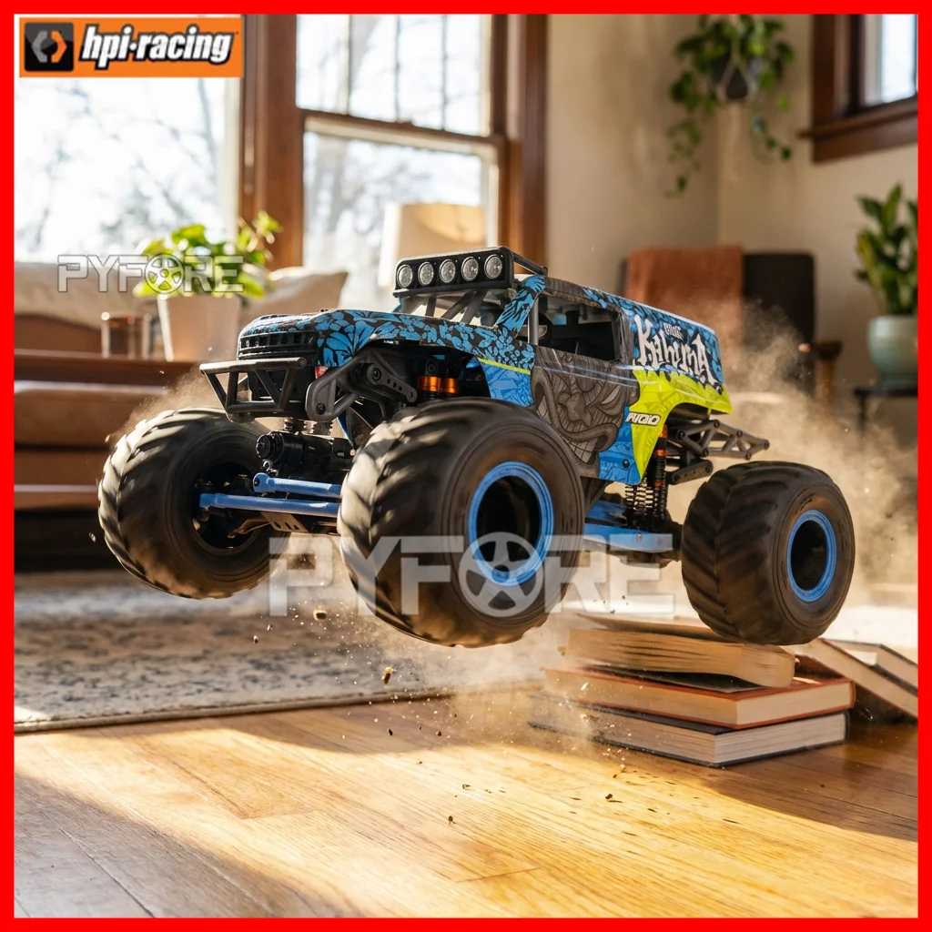 

HPI Mini-King FLUX 1/18 4WD Бесщеточный RC Monster Truck RTR Электрический внедорожник 160807