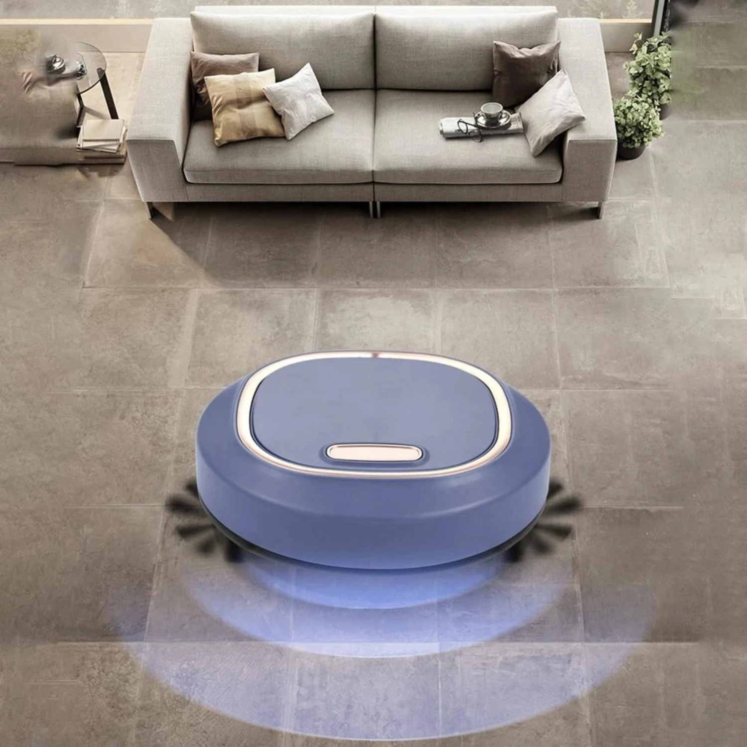 

USB Wireless Vacuum Cleaner Robot 3 In 1 Sweeping Mopping Household Cleaning Robot Floor Carpet Sweeper Dust Collector