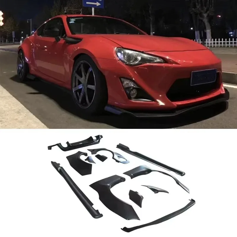 

OEM Wide Body Kit Front Lip Diffuser Side Skirts for GT86 2013-2015