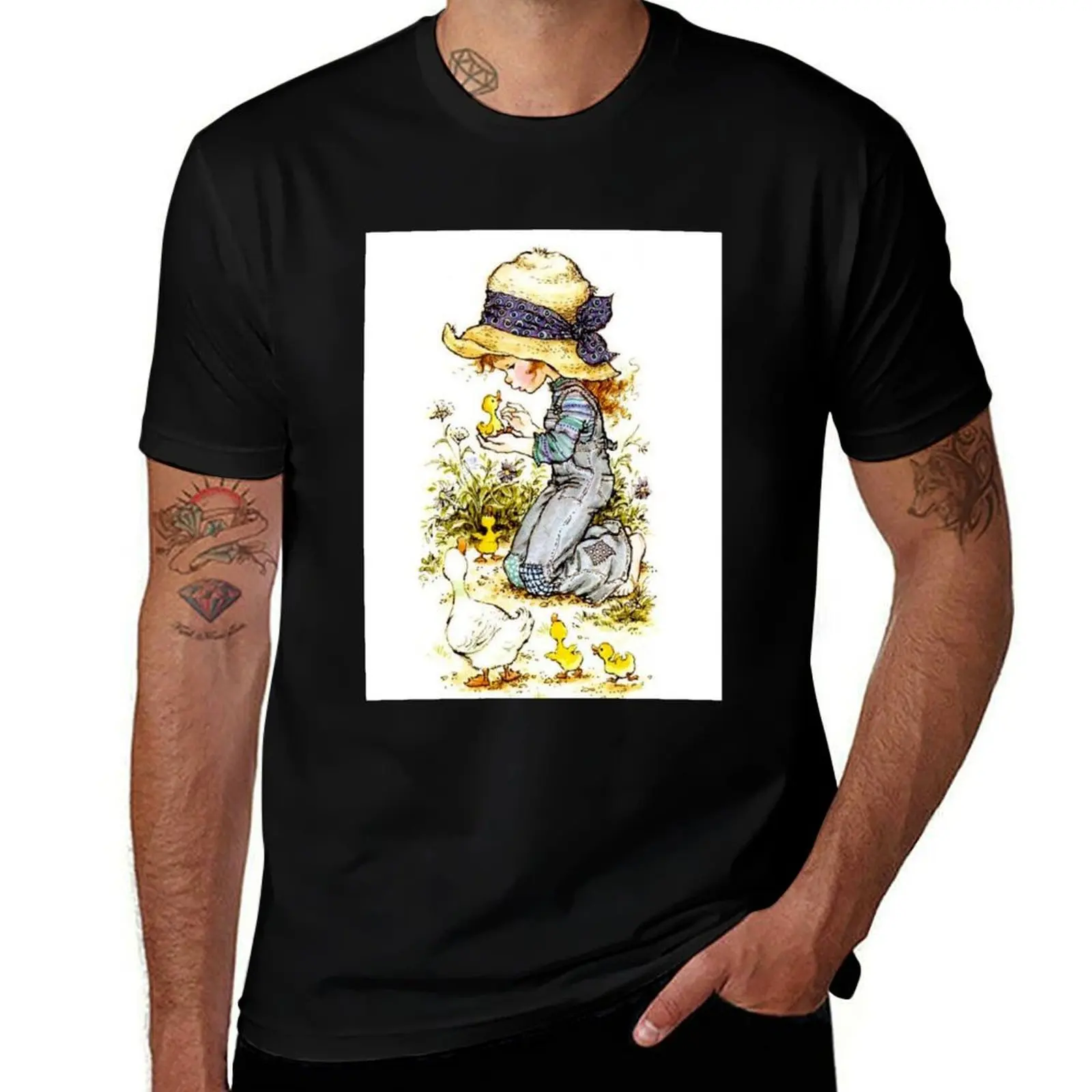 sarah kay T-Shirt Casual Basic Street Style T-Shirt
