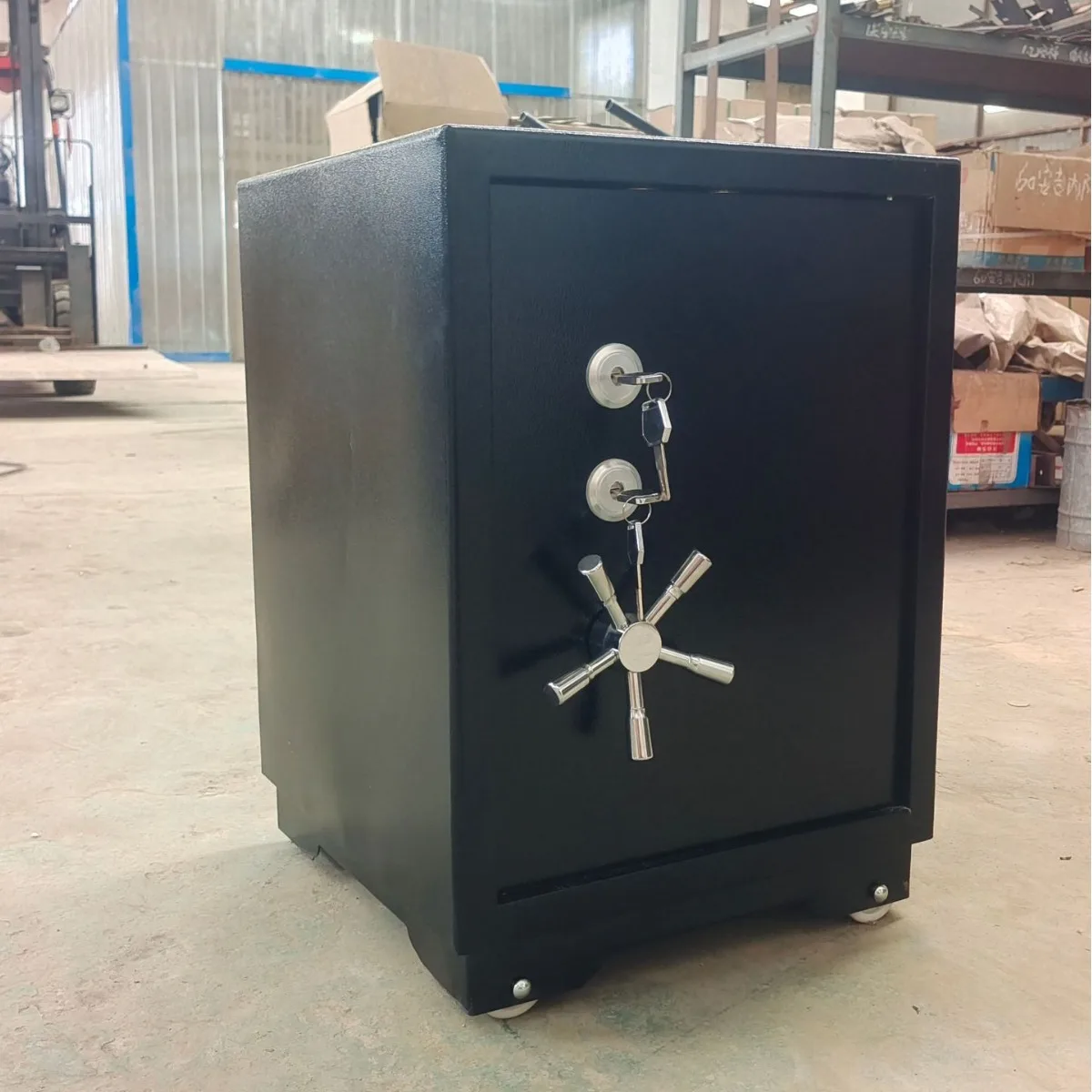 Heavy duty fireproof safe anti-theft safe exit mechanical key double lock thick steel plate 126kg fireproof and anti-theft