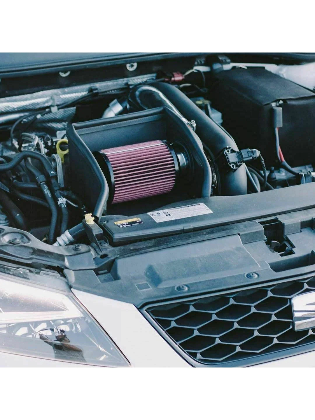 Zestaw rur wlotu zimnego powietrza, rura indukcyjna wlotu powietrza + osłona termiczna filtra do Audi A3 Q2 Q3 1.4 Golf MK7 1.2 TSI TFSI EA211 — 2