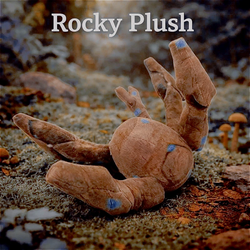 

2026 New Rocky Plush Doll Soft Stuffed Anime Plush Toy Cute Kawaii Cartoon Plushie Kids Birthday Gift Room Decor Collectible