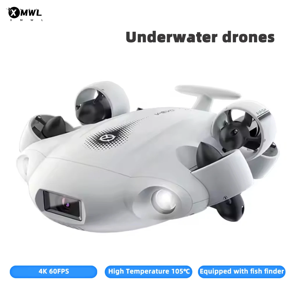 

4K60FPS Underwater Drone Kit with Robotic Arm ROV Under Water Submarine Underwater Fish Finder Drone With Camera With AI Vison