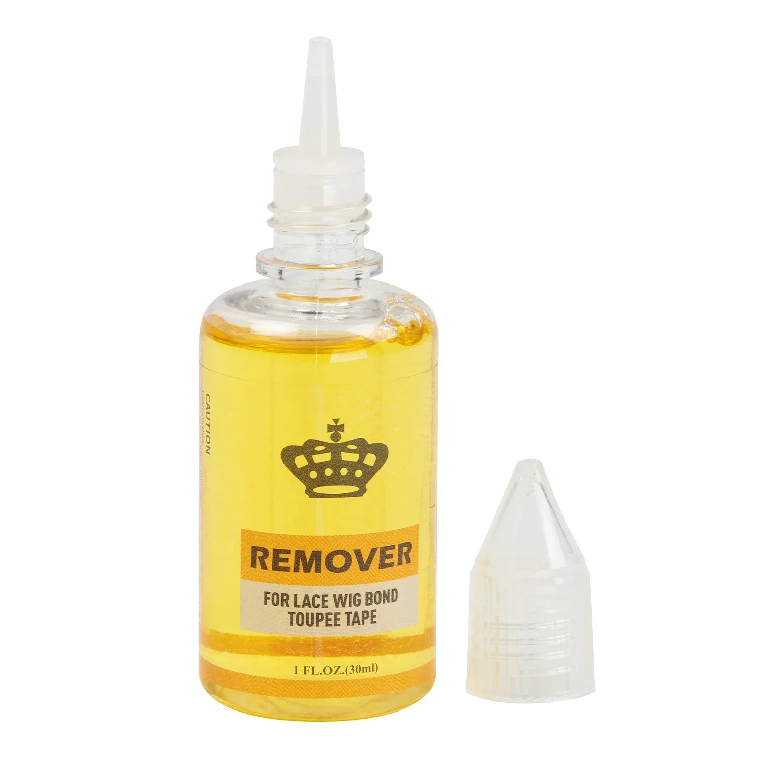 30Ml Wig Glue Remover For Lace Wig/Toupee/Closure/Tape Hair Extension Clear Remover For Adhesive Tape Yellow Liquid Glue Remover