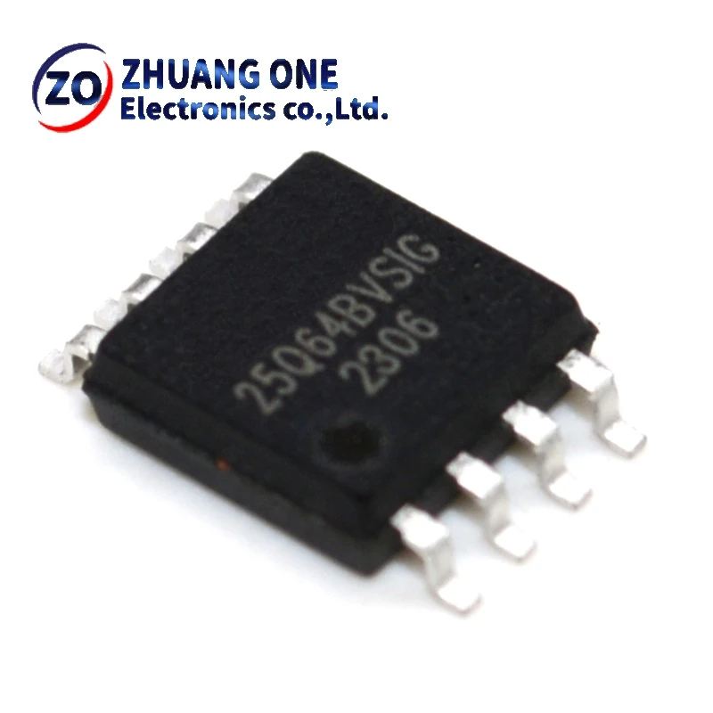 Jeu de Puces Sop-8, 100% Nouveau, 25Q64FVSIG, 25Q64FWSIG, 25Q64BVSIG, W25Q64FVSIG, W25Q64FWSIG, W25Q64BVSIG, 5-10 Pièces