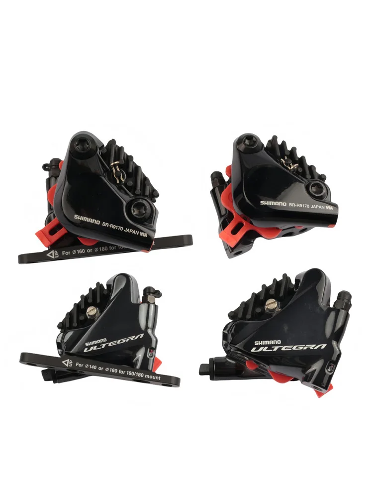 AliExpress Shimano Ultegra R8070 Caliper Dura ace R9170 Caliper Flat Mount Hydraulic Disc Brake Caliper Road bike Front Rear Brake Boxed