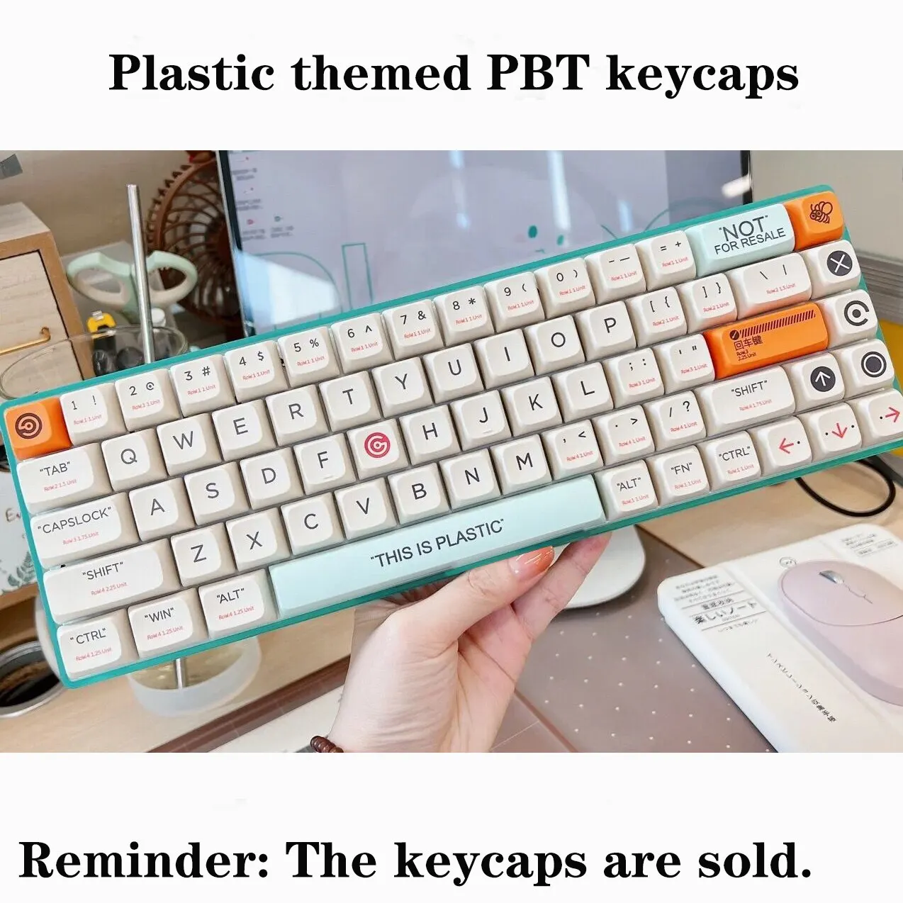 PBT Keycaps XDA Profile Personalized English/Russian Key Cap Dye Sublimation For Cherry MX 104/87/61 Mechanical Keyboard