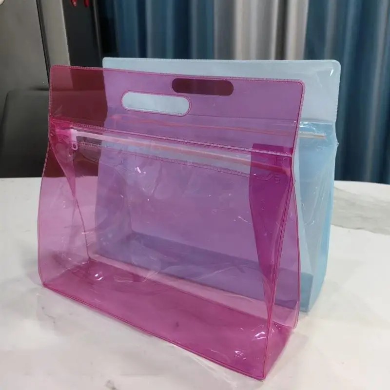 Portable Zipper EVA Organizer Bag Waterproof Wet Dry Separation Pouch For Beach Swimming Travel Cosmetic Toiletry Storage Case