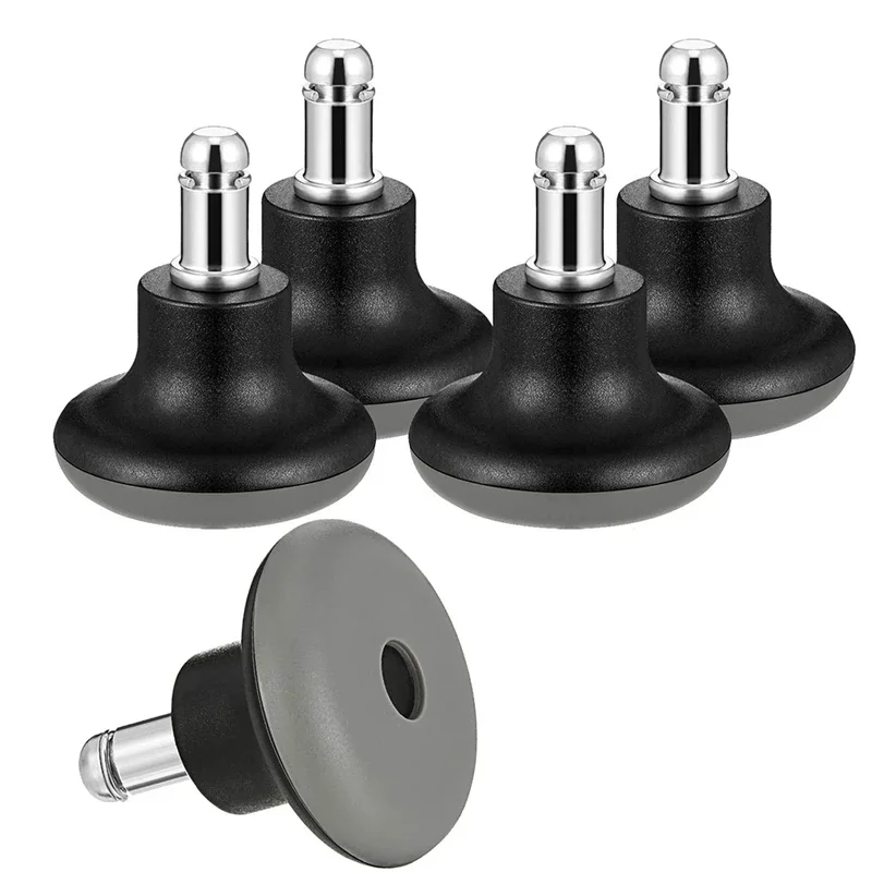 5Pcs Bell Glides Replacement Office Chair Wheels Stopper Office Swivel Chair Caster Wheels 2 Inch Stool Bell Glides