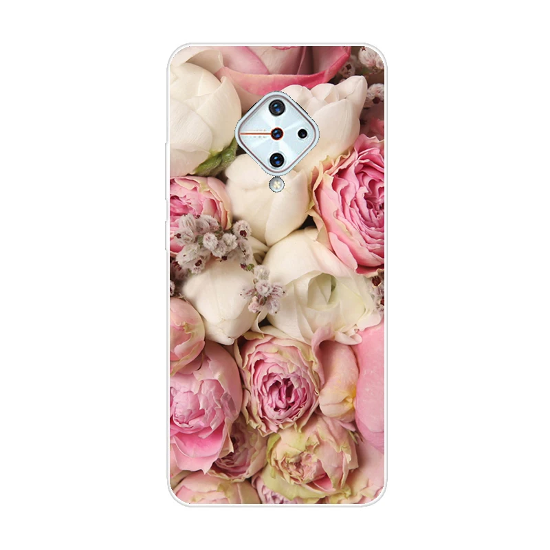 For vivo V17 Case Soft Silicone TPU Phone Cover For Vivo 1920 Case Coque For Vivo v17 Russia Vivo S1 Pro Funda V1945A Case