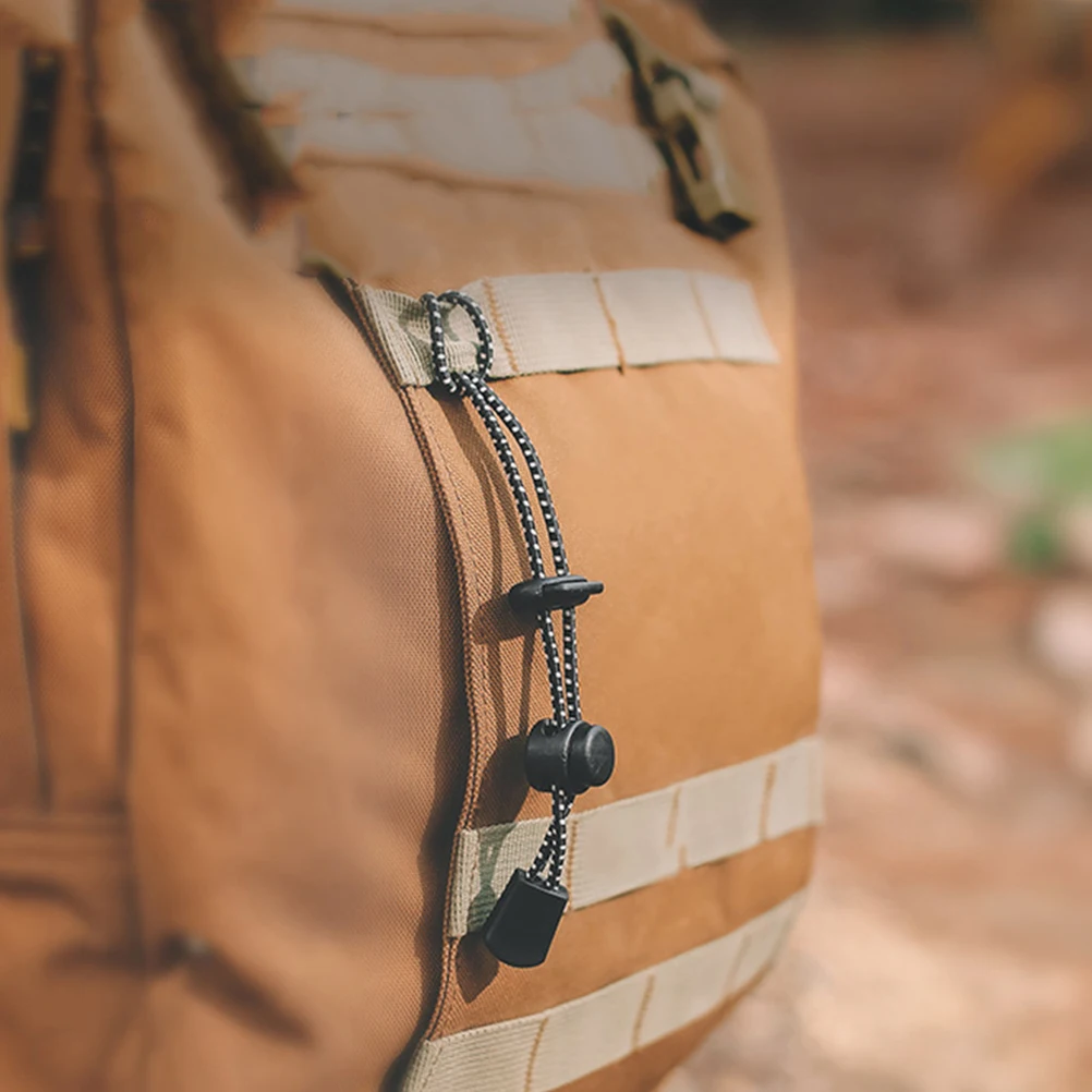 

6 Pcs Mountaineering Bag Buckle Climbing Sticks Replacement Straps Hiking Accessories to Black