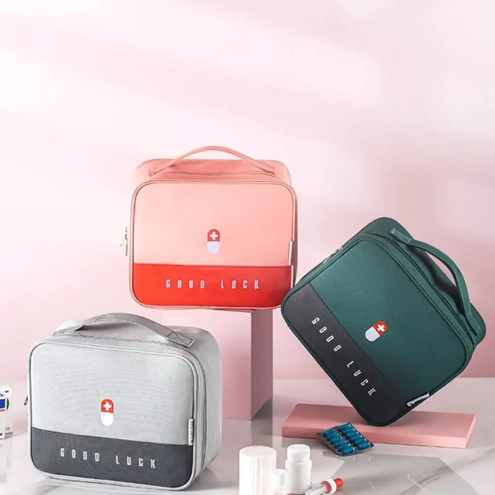 Compact Emergency Medicine Storage Bag Portable Household Health Protection Organizer Case For Outdoor Travel Survival