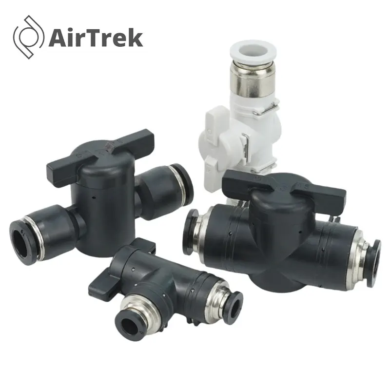 1/10 PCS BC Series 6-01to12-04 Male Thread Air Hose Valve Quick Connector Fitting Plastic Body Brass Thread for Compressor Tools