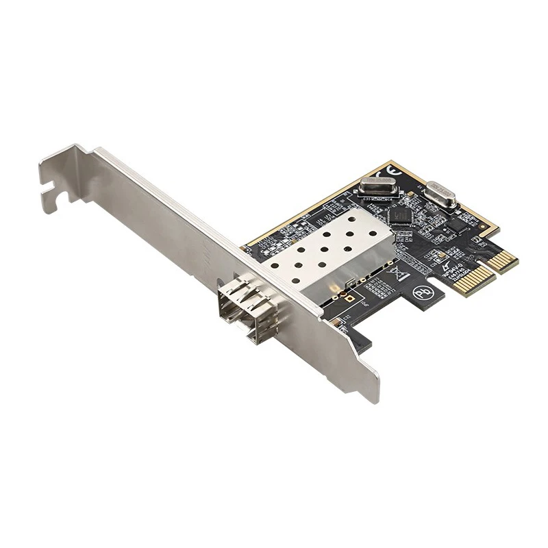 Ethernet rápido para juegos de PC de escritorio, adaptador de tarjeta de red PCIE de 10/100mbps, SFP PCIe 100M, tarjeta lan de fibra, convertidor pci express