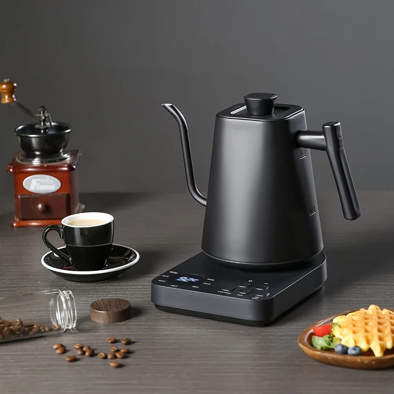 

Электрический чайник-гусиная шея 1000 мл для заваривания кофе и чая, 1200 Вт, умный чайник с контролем температуры, быстрый нагрев, 220 В