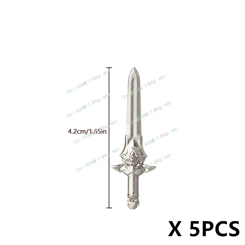 

HOT Weapons Silver Gun Sword Military Bricks Accessories Black Motorcycle mini Action Figures Toys for Children Birthday Gifts