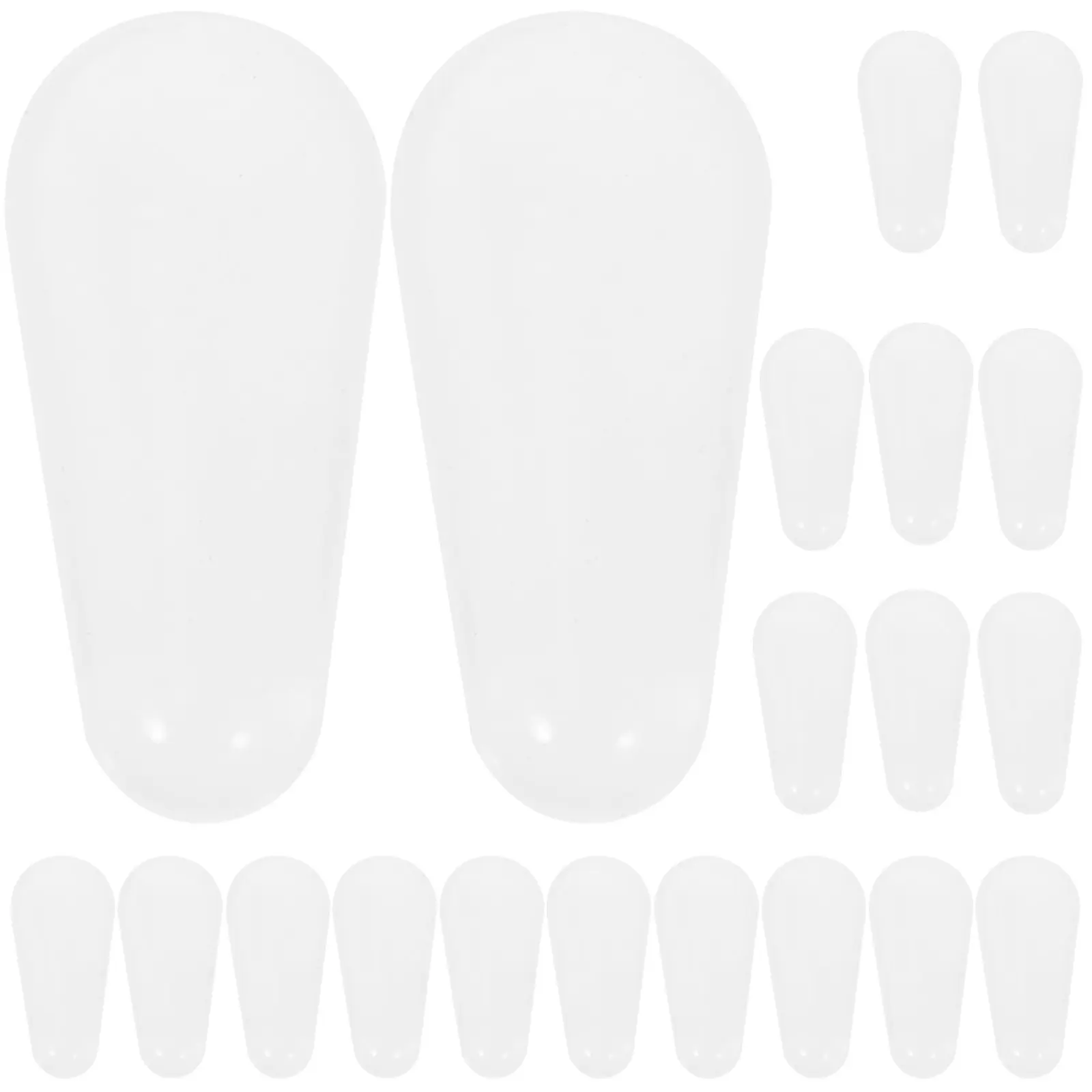 

10Pairs Eyeglasses Nose Pads Silicone Water Drop Design High Durability No Mark No Pain Anti-Slip Nose Pad for Frames