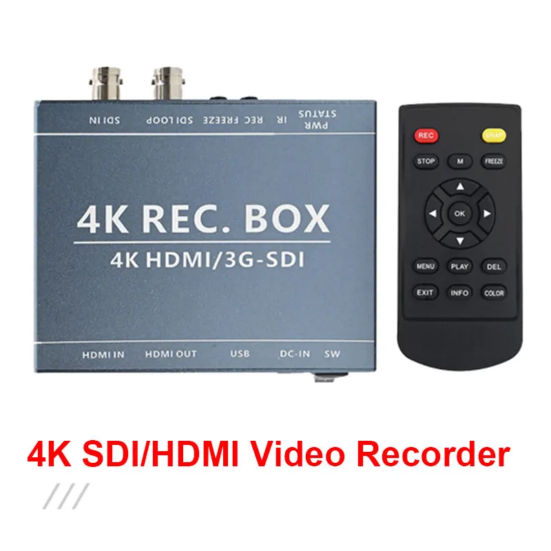 4K SDI HDMI Video Capture Box 3G-SDI DVI Signal Input 1080P HDMI Output One-Click Recording Factory Direct OEM/ODM Support