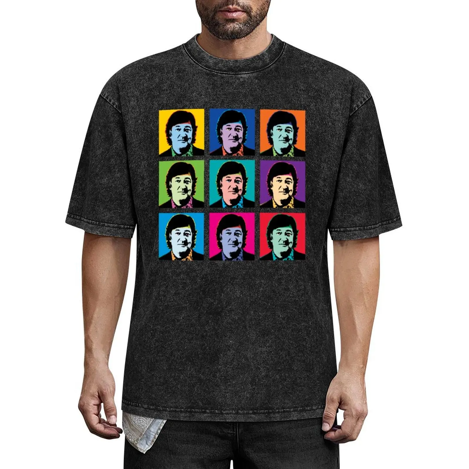 

Stephen Fry (Andy Warhol) T-Shirt plus size clothes aesthetic clothes plus sizes shirts graphic tee men