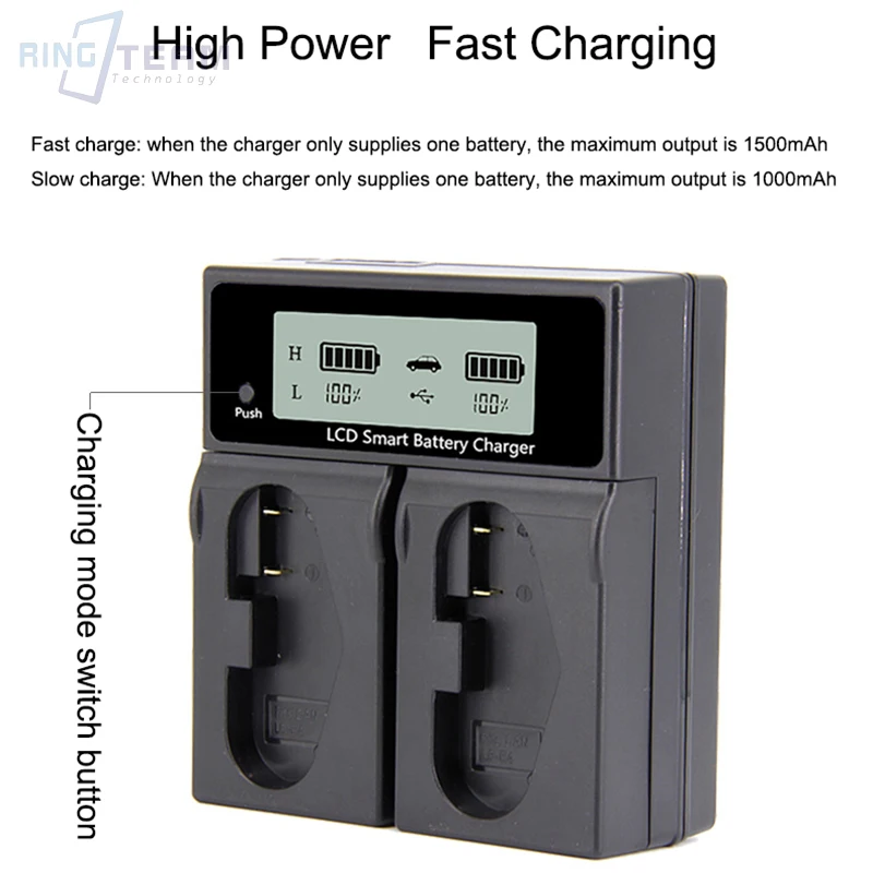 Batería de EN-EL4 LCD de EN-EL4a, cargador Dual, MH-22 para cámaras Nikon D2, D3, SLR Digital, D2H, D2Hs, D2X, D2Xs, D3, D3s, D3x, F6