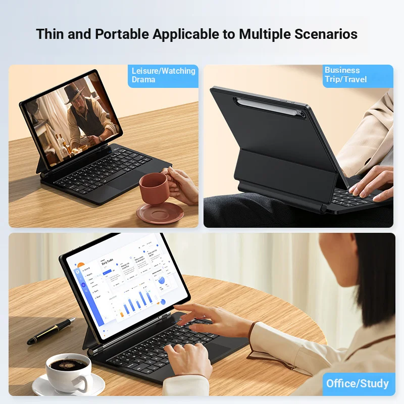 Suitable for Samsung Tablet S11/S10FE/S9 Floating Magnetic Magic Keyboard 11-inch Tablet Bluetooth