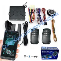 Car Start Stop Button Keyless Entry Universal Centralization Anti-theft Engine Lock Alarm System Auto Remote Starter 5