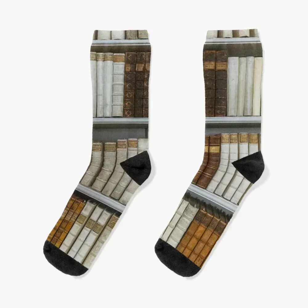 

Antique Books Socks Hiking boots aesthetic hiphop halloween Socks For Girls Men's