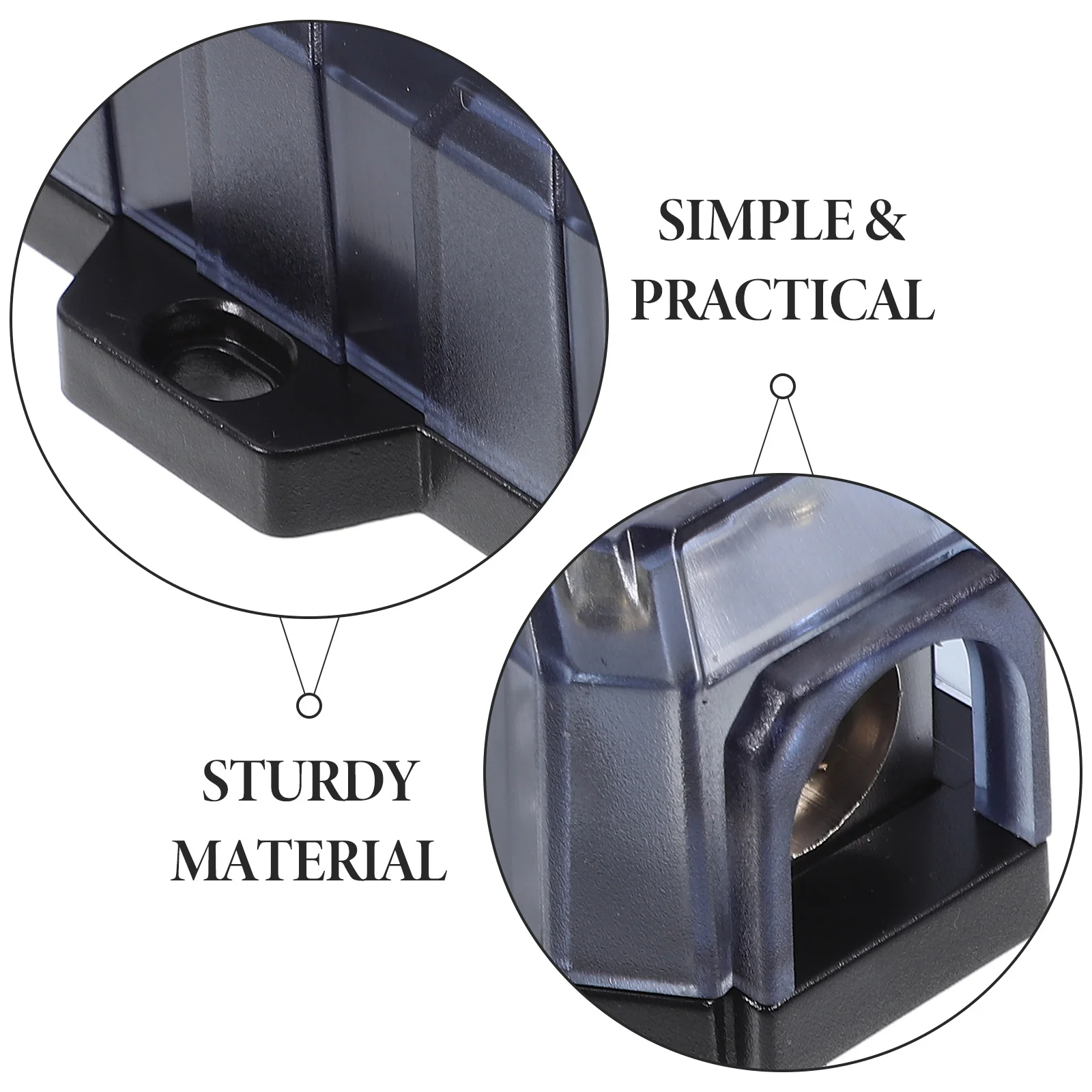 

Car Audio Amp Fuse Holder 250amp Zinc Alloy Material Longevity Safeguard Amplifiers Circuit Damage Prevention Easy Installation