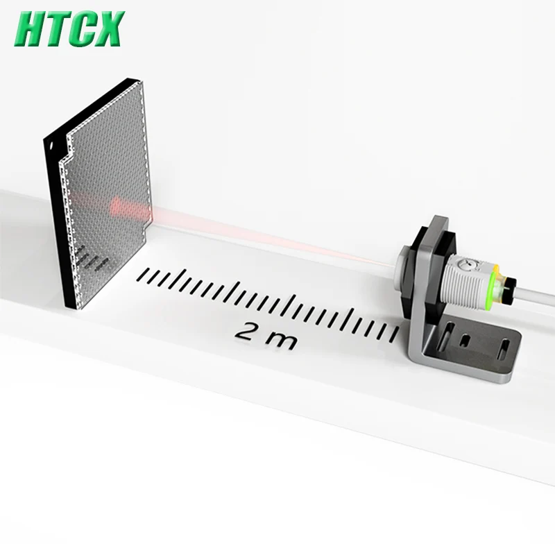 New Mirror Reflection Photoelectric Induction Switch Sensor FGYS18-200NFR-T  FGYS18-200PFR-T