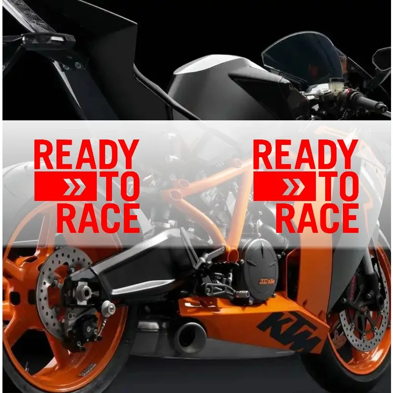 2Pcs Glossy Black/White Racing Stripe Sticker, Premium Waterproof Vinyl Decoration for Universal Vehicle Exterior