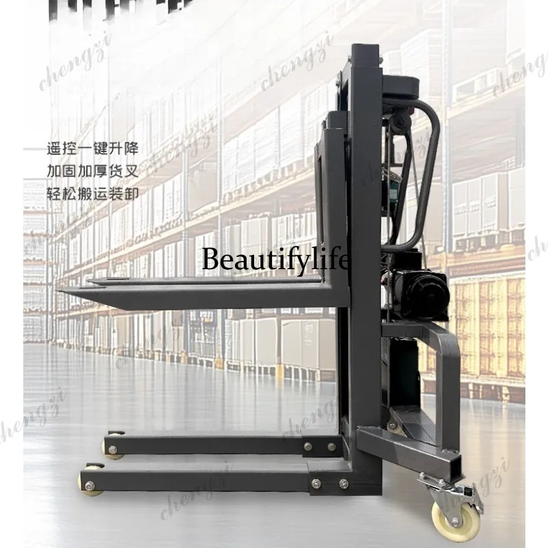 

A81 Electric Handling Small Forklift Truck-mounted Forklift Loading Portable Electric Forklift Easy to Lift