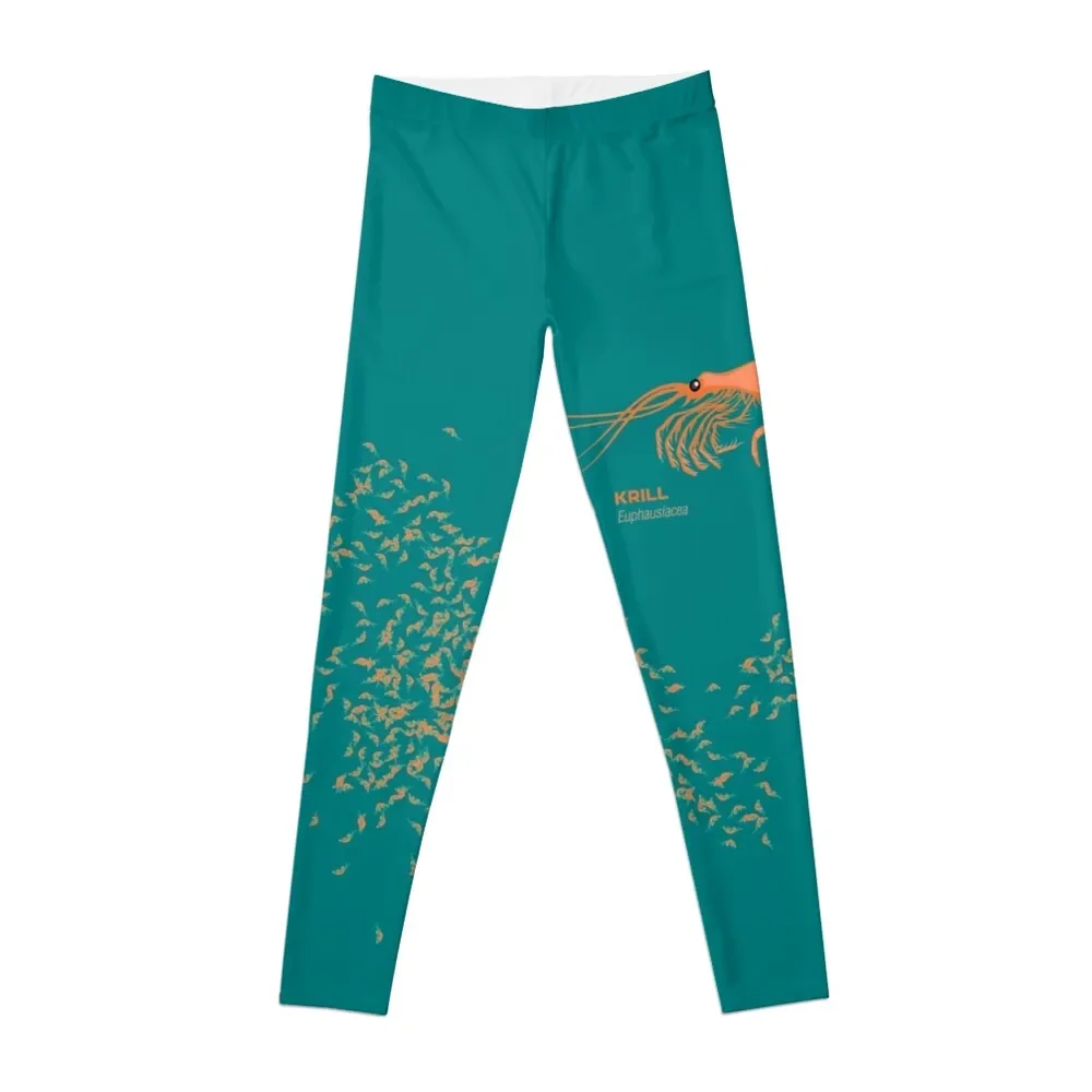 

Krill Close-up Leggings Women's gym gym top sport pants Womens Leggings