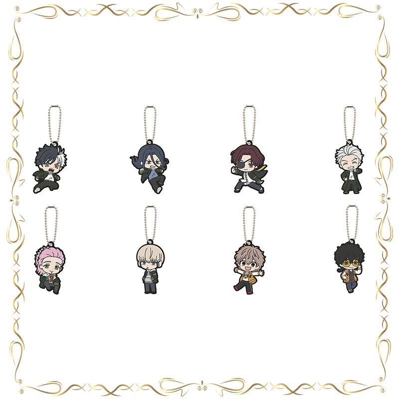 

Gashapon Anime Figures Rubber Keychain Doll Pendant Collectible Toys Kids Gifts Action Figure Model Toys