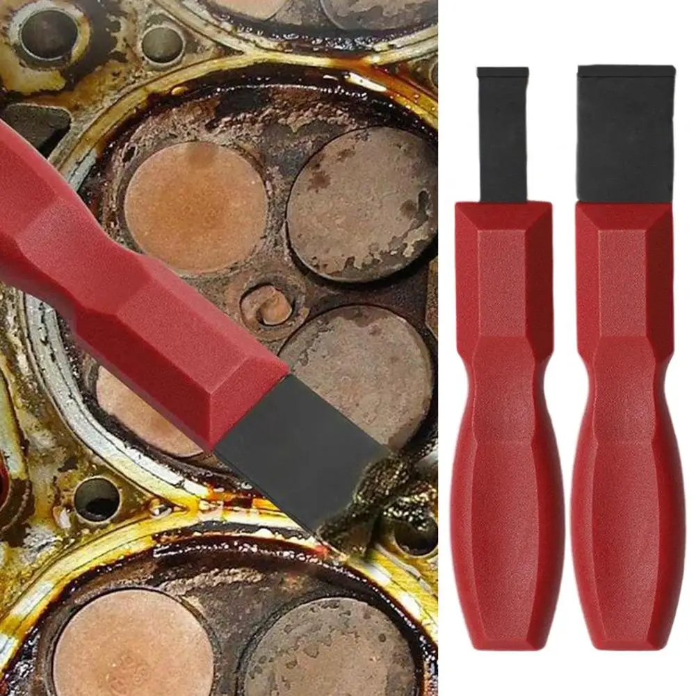 

Скребок для автомобильных прокладок, 2 шт., набор скребков для твердосплавных прокладок с нескользящей ручкой, инструменты для ремонта автомобилей для масляного поддона, прочный металл