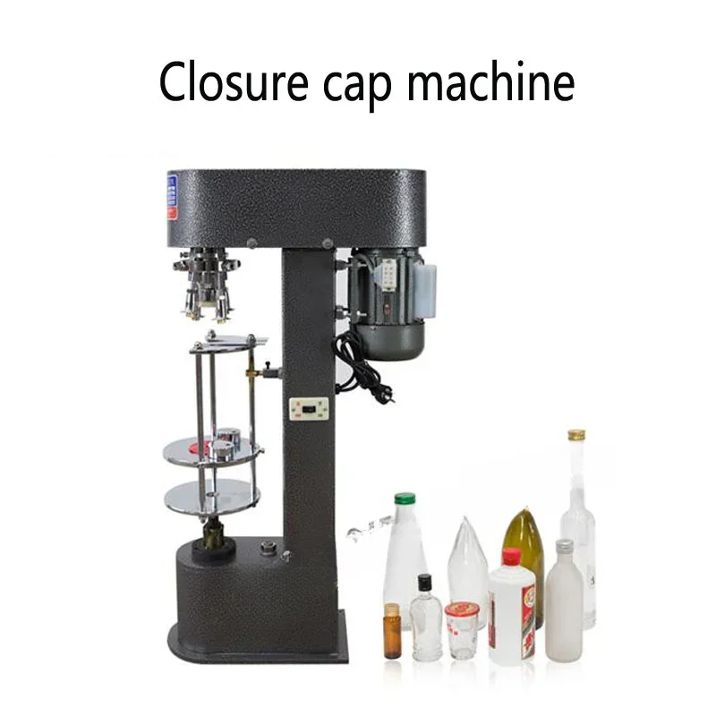 SK-40A Bottle Sealing Machine 1200times/h Cap Lock Machine 0.37KW Mineral Water Wine Plastic Lock Cap Machine 220V 50/60Hz