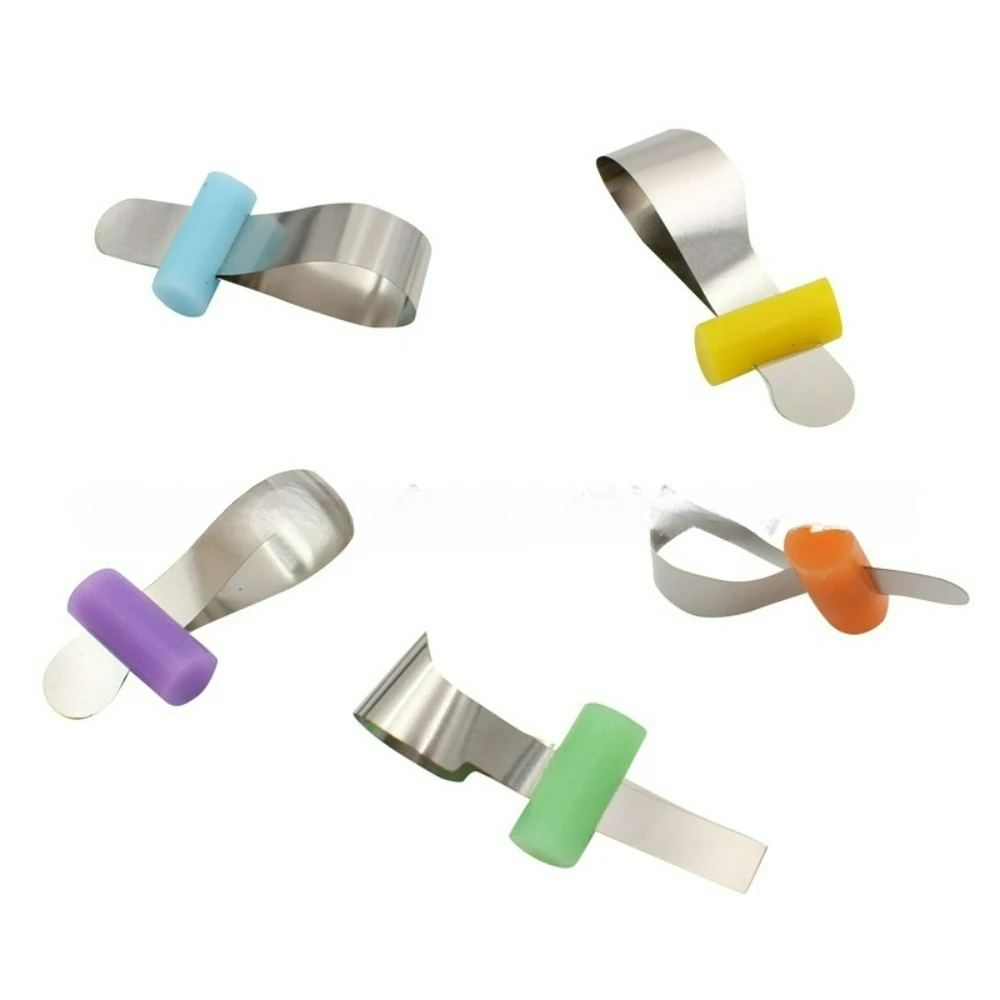 50 قطعة من أربطة مصفوفة الأسنان المتنوعة - أربطة تحديد المواقع من الفولاذ المقاوم للصدأ من نوع Douban لإجراءات ترميم طب الأسنان #3