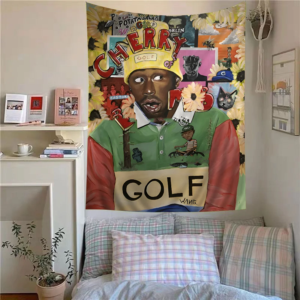 

Rapper Tyler The Creator DIY Wall Tapestry Art Science Fiction Room Home Decor Wall Art Decor