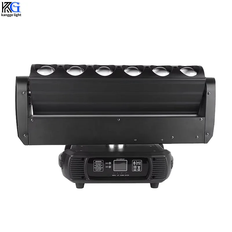 6X40W Double Sided Scan LED Stage Effect Light  Infinite Rotating Moving Head Beam Light for DJ Disco Club Wedding