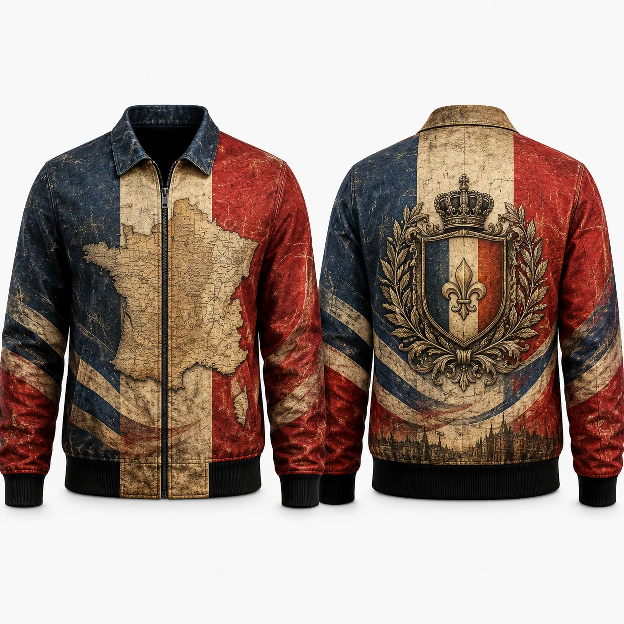 Frans Parijs Eiffeltoren Jas H - Paris Fashion Men recensie en prijs