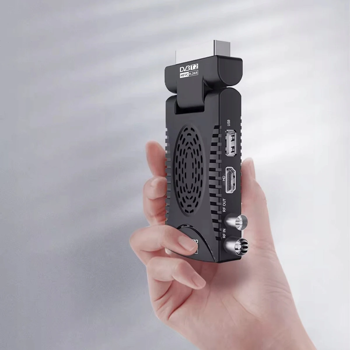 Fotografia 3: Decodificador de Satélite Tuner DVB-T2 HEVC H.265 WiFi Stick de TV Terrestre Zenwire 002
